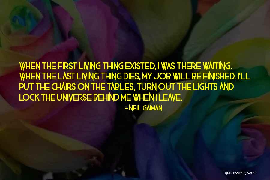 Chairs And Tables Quotes By Neil Gaiman Chairs And Tables Quotes By Neil Gaiman