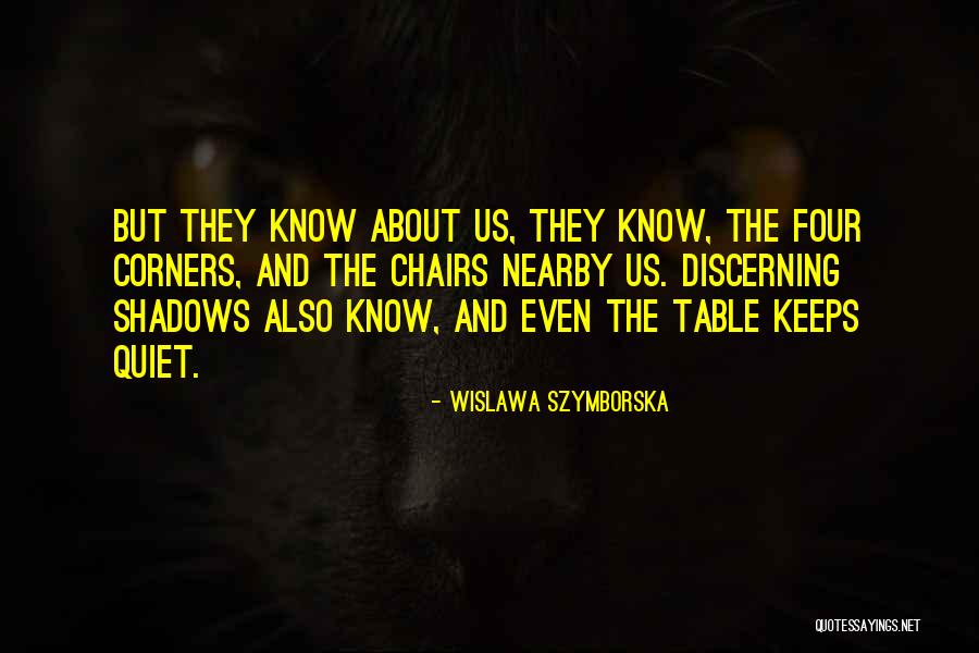Chairs And Tables Quotes By Wislawa Szymborska Chairs And Tables Quotes By Wislawa Szymborska