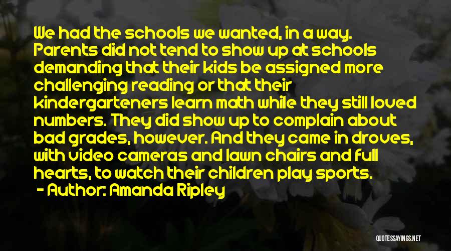 Chairs Quotes By Amanda Ripley