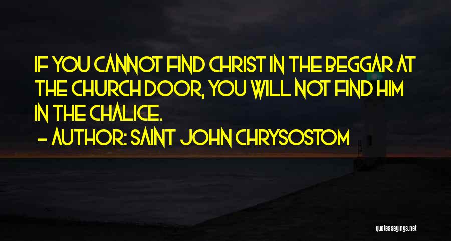 Chalice Quotes By Saint John Chrysostom
