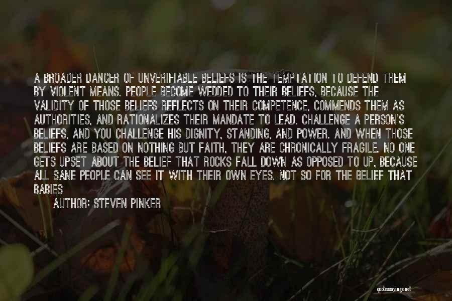 Challenge Beliefs Quotes By Steven Pinker