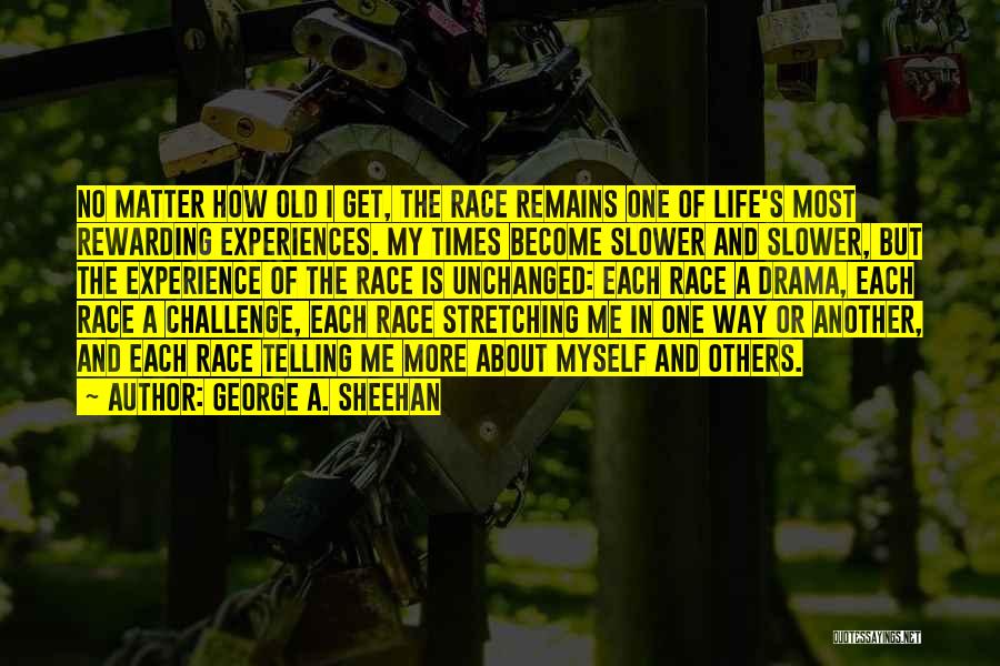 Challenge Myself Quotes By George A. Sheehan