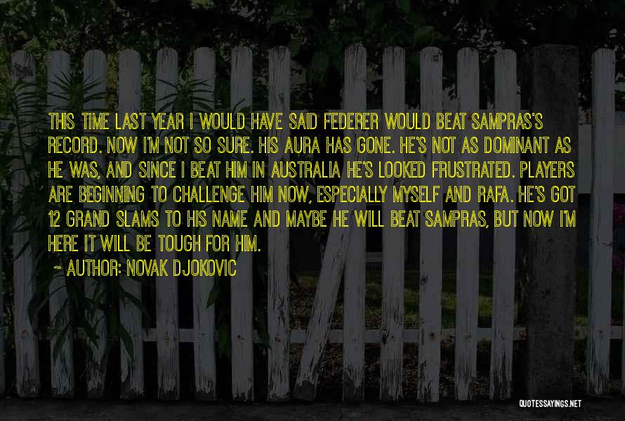 Challenge Myself Quotes By Novak Djokovic