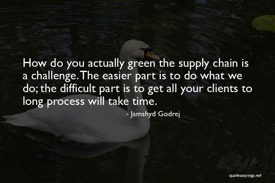 Challenge The Process Quotes By Jamshyd Godrej