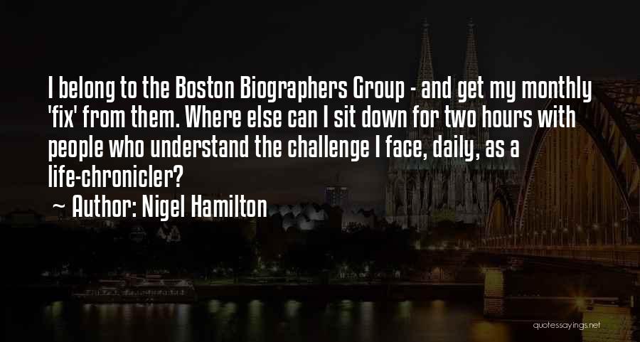 Challenge Yourself Daily Quotes By Nigel Hamilton