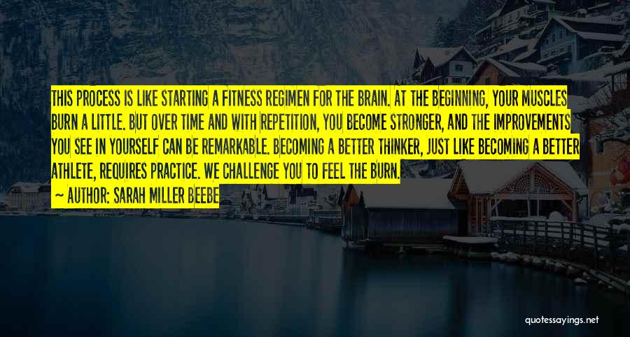 Challenge Yourself Quotes By Sarah Miller Beebe