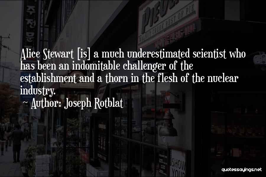 Challenger Quotes By Joseph Rotblat