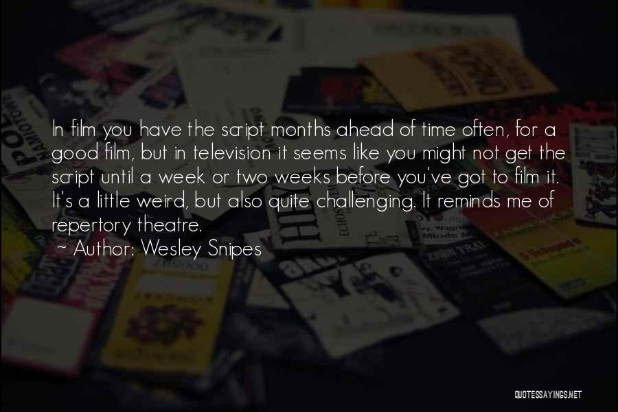 Challenges Ahead Quotes By Wesley Snipes