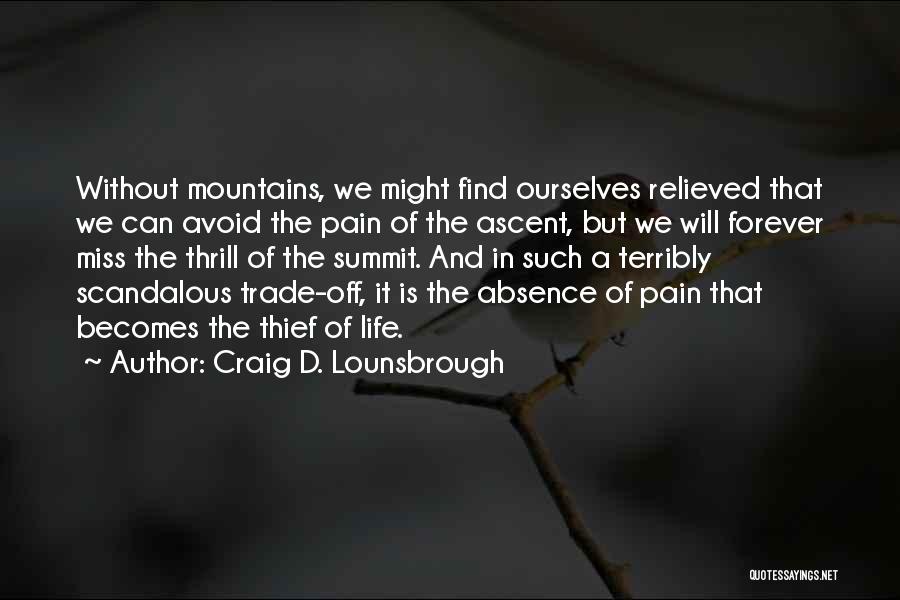 Challenges And Goals Quotes By Craig D. Lounsbrough