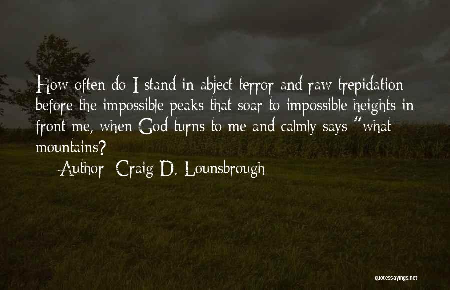 Challenges And Goals Quotes By Craig D. Lounsbrough