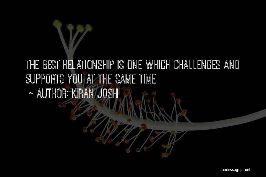 Challenges And Goals Quotes By Kiran Joshi