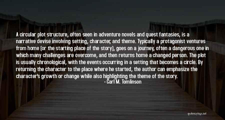 Challenges And Growth Quotes By Carl M. Tomlinson Challenges And Growth Quotes By Carl M. Tomlinson