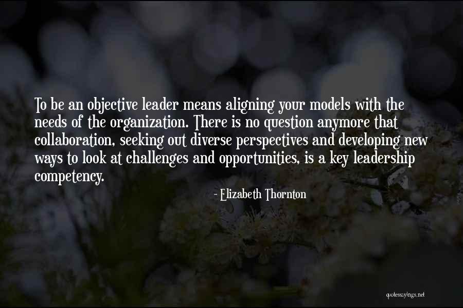 Challenges And Leadership Quotes By Elizabeth Thornton