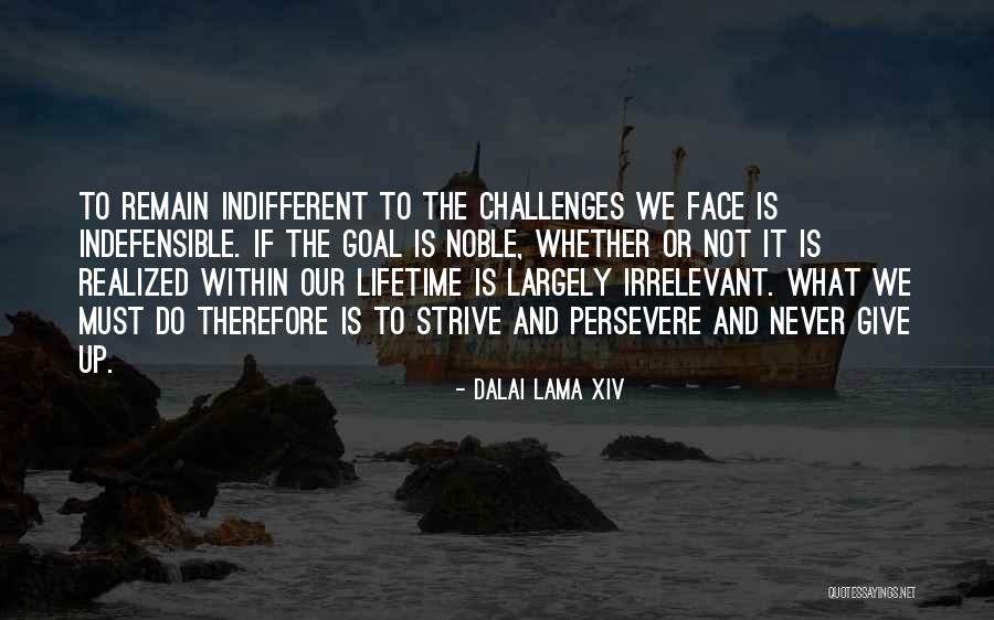 Challenges And Perseverance Quotes By Dalai Lama XIV