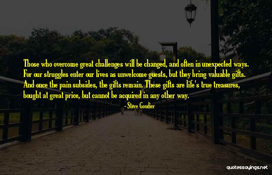 Challenges And Problems Quotes By Steve Goodier