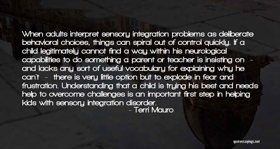 Challenges And Problems Quotes By Terri Mauro