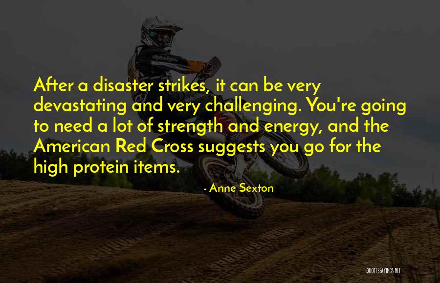 Challenges And Strength Quotes By Anne Sexton