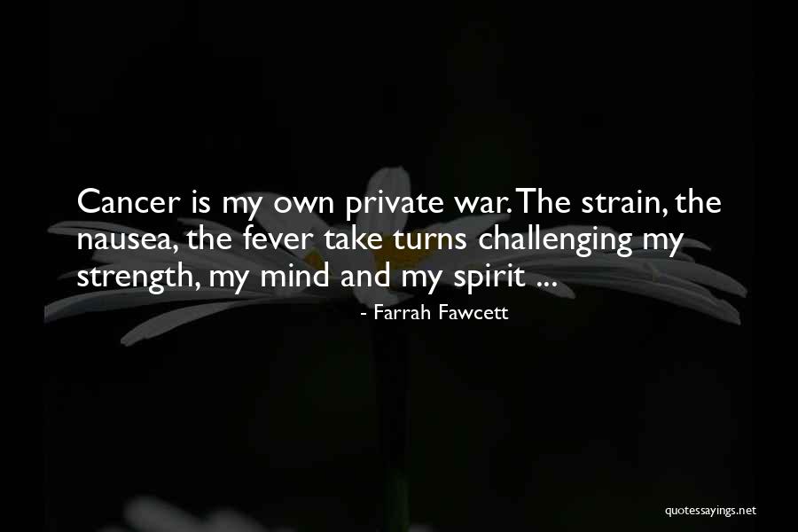 Challenges And Strength Quotes By Farrah Fawcett