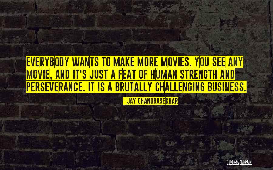 Challenges And Strength Quotes By Jay Chandrasekhar