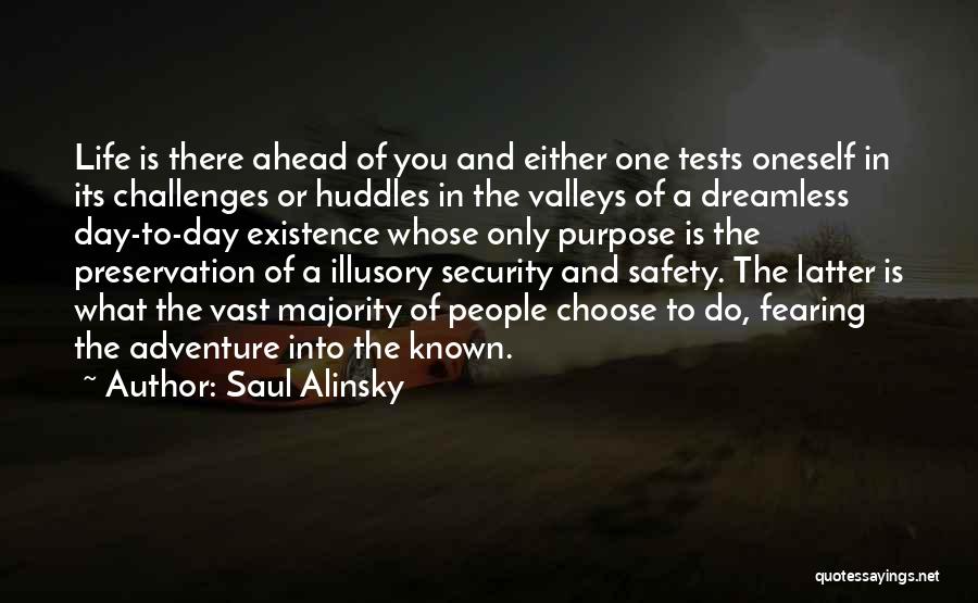 Challenges In Life Quotes By Saul Alinsky