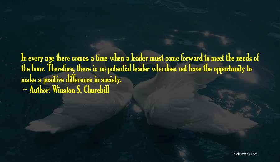 Challenges Of Leadership Quotes By Winston S. Churchill