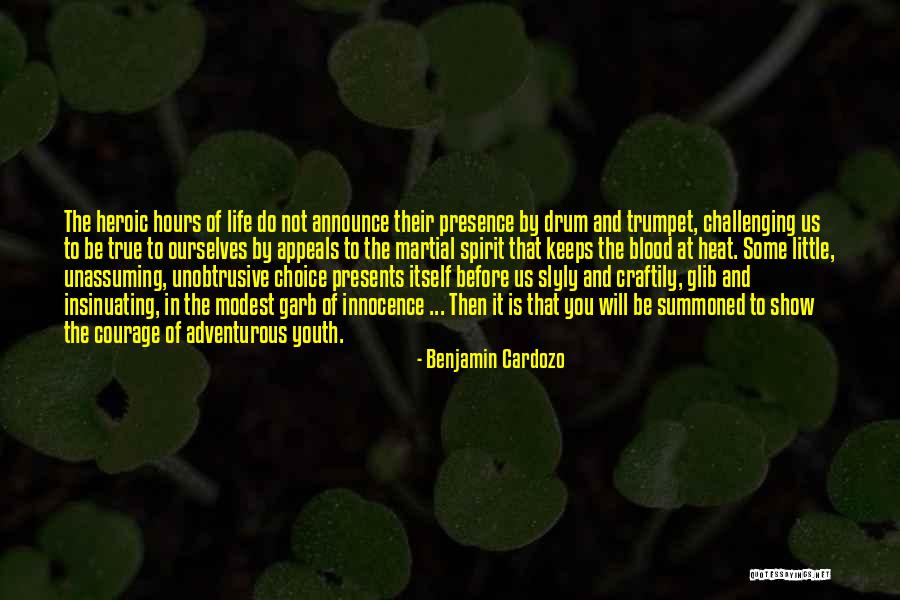 Challenging Ourselves Quotes By Benjamin Cardozo Challenging Ourselves Quotes By Benjamin Cardozo