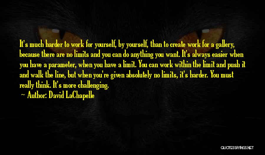 Challenging Your Limits Quotes By David LaChapelle