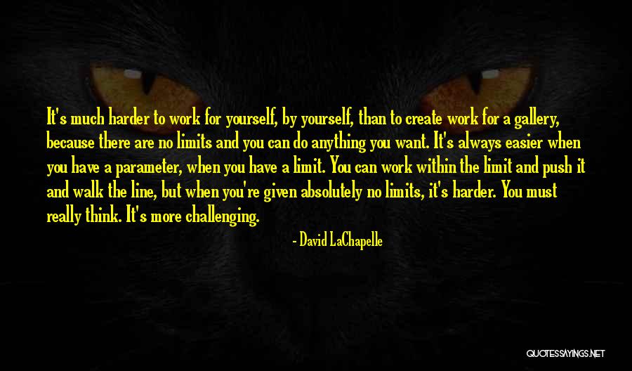 Challenging Your Limits Quotes By David LaChapelle