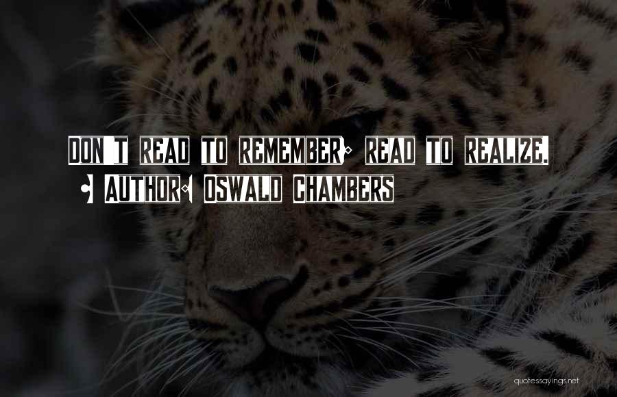 Chambers Quotes By Oswald Chambers