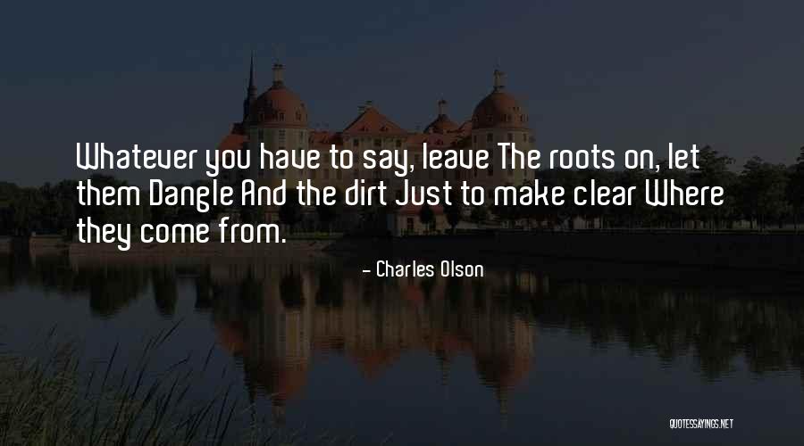 Champaign Il Quotes By Charles Olson Champaign Il Quotes By Charles Olson