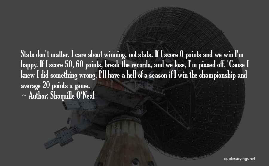 Championship Games Quotes By Shaquille O'Neal