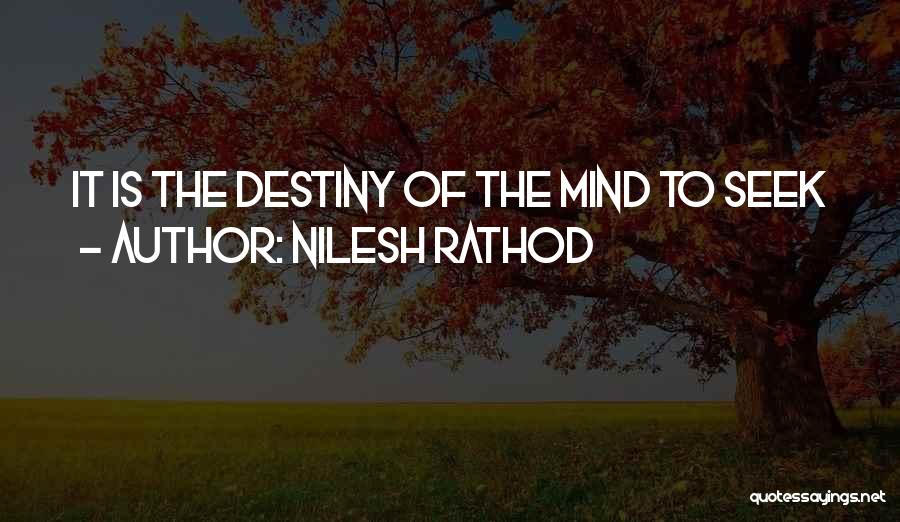 Chance And Destiny Quotes By Nilesh Rathod