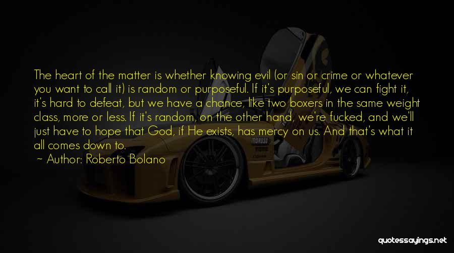 Chance And Destiny Quotes By Roberto Bolano