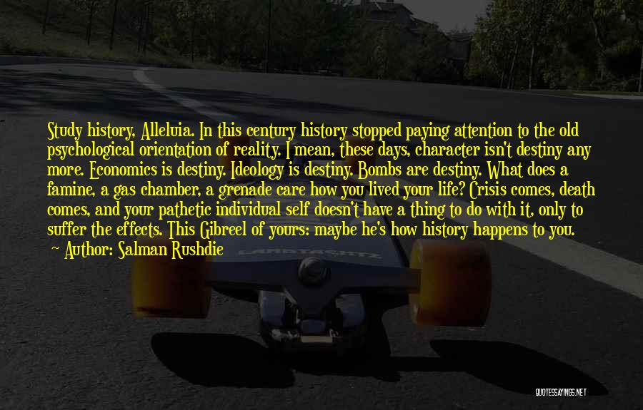 Chance And Destiny Quotes By Salman Rushdie