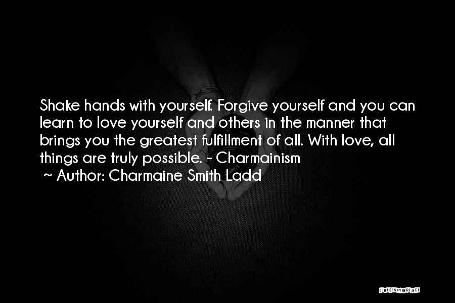 Chance And Forgiveness Quotes By Charmaine Smith Ladd