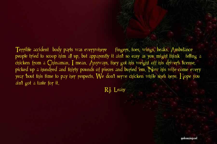 Chance And Hope Quotes By R.J. Leahy Chance And Hope Quotes By R.J. Leahy