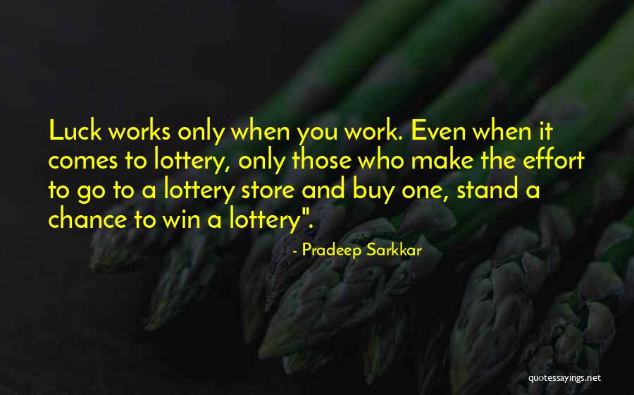 Chance And Luck Quotes By Pradeep Sarkkar Chance And Luck Quotes By Pradeep Sarkkar