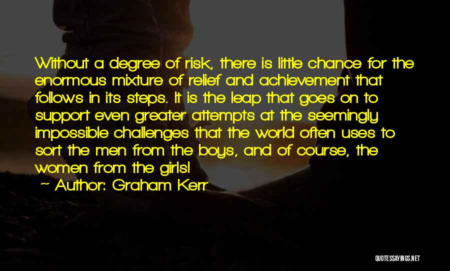 Chance And Risk Quotes By Graham Kerr