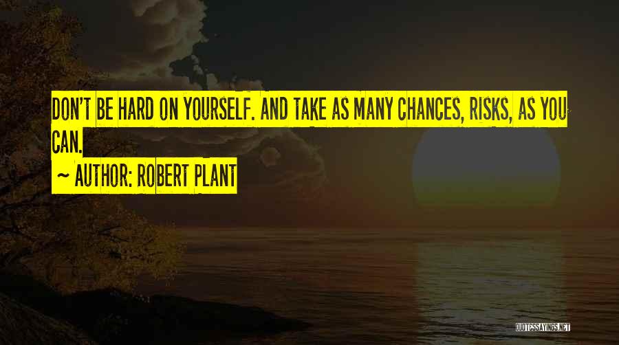 Chance And Risk Quotes By Robert Plant