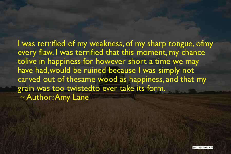 Chance And Time Quotes By Amy Lane