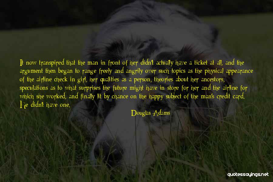 Chance Card Quotes By Douglas Adams Chance Card Quotes By Douglas Adams