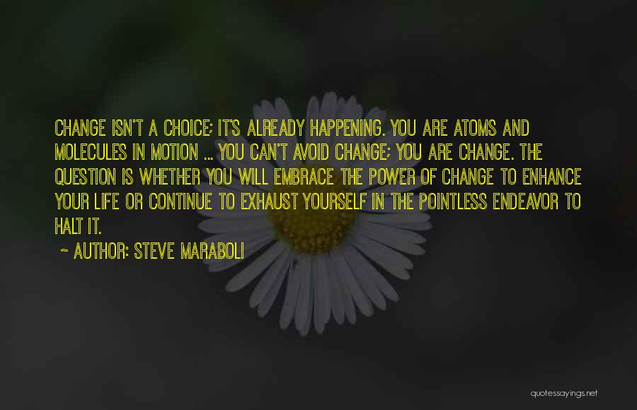 Chance Choice And Change Quotes By Steve Maraboli