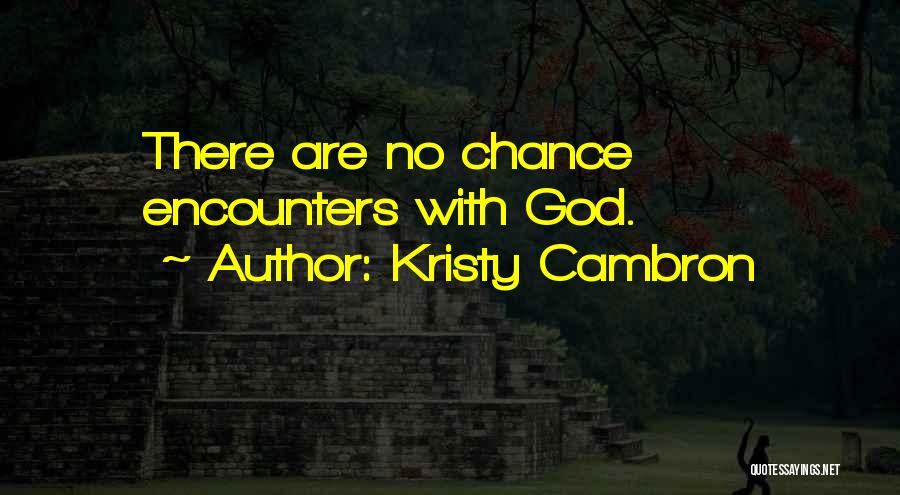 Chance Encounters Quotes By Kristy Cambron