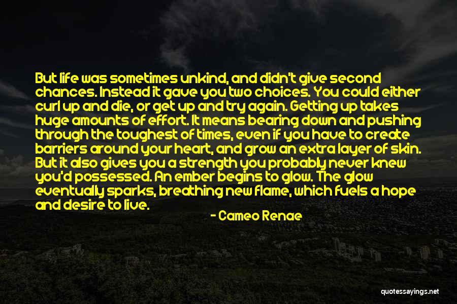 Chances And Choices Quotes By Cameo Renae Chances And Choices Quotes By Cameo Renae