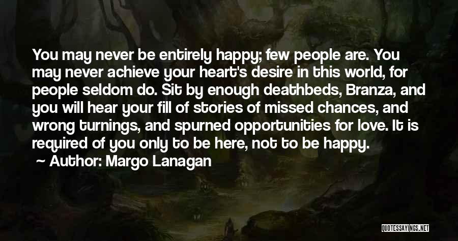 Chances And Opportunities Quotes By Margo Lanagan Chances And Opportunities Quotes By Margo Lanagan