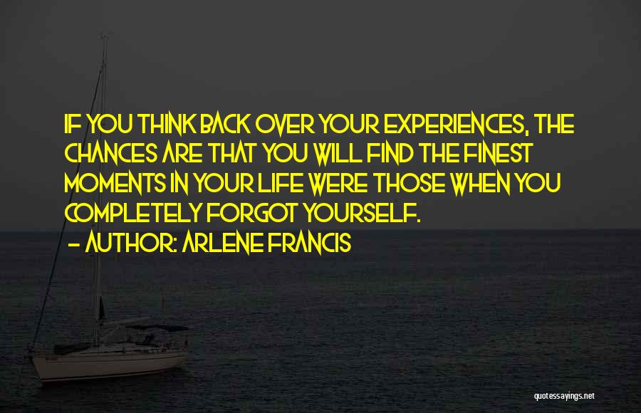 Chances In Life Quotes By Arlene Francis