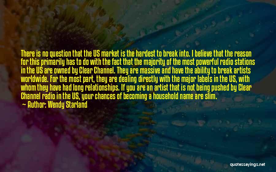 Chances In Relationships Quotes By Wendy Starland