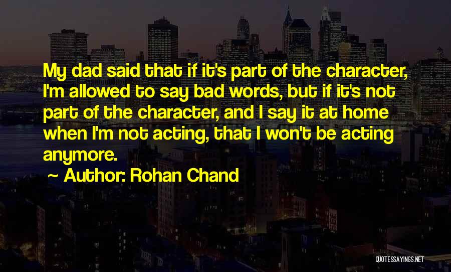 Chand Quotes By Rohan Chand