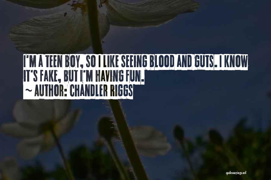 Chandler Riggs Quotes 298574