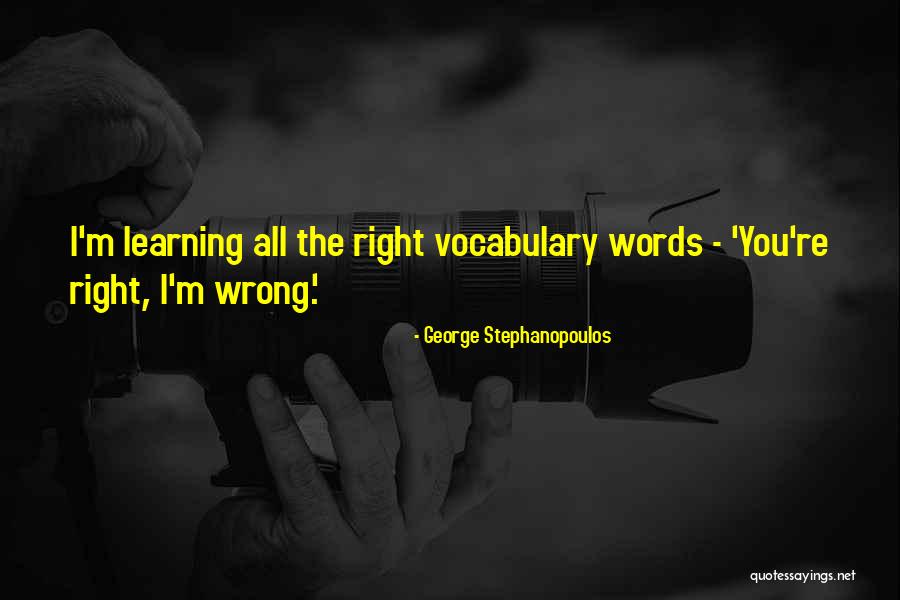 Chandru Chandada Quotes By George Stephanopoulos